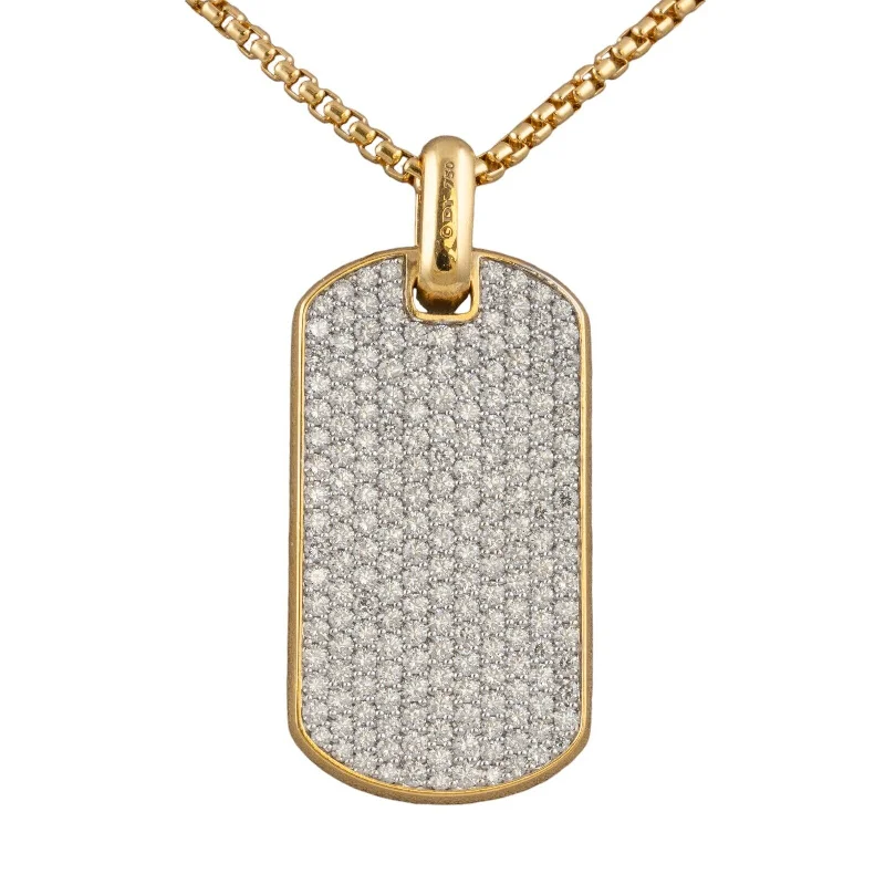 Seasonal Jewelry Sale – Upgrade Your Style Today David Yurman 18k Yellow Gold Diamond Chevron Tag 42mm 5.66ctw 24" Chain $24,450 Seasonal Jewelry Sale – Upgrade Your Style Today David Yurman 18k Yellow Gold Diamond Chevron Tag 42mm 5.66ctw 24" Chain $24,450