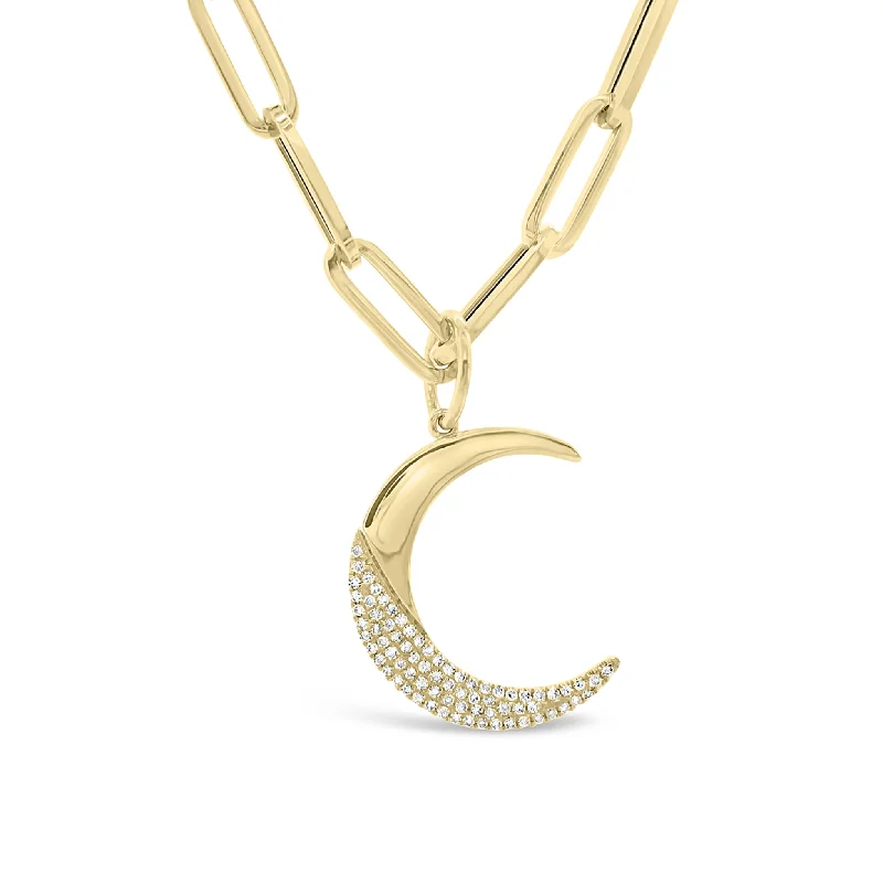 Dazzle With Discounts – Shop Jewelry On Sale Diamond Crescent Moon Pendant Charm