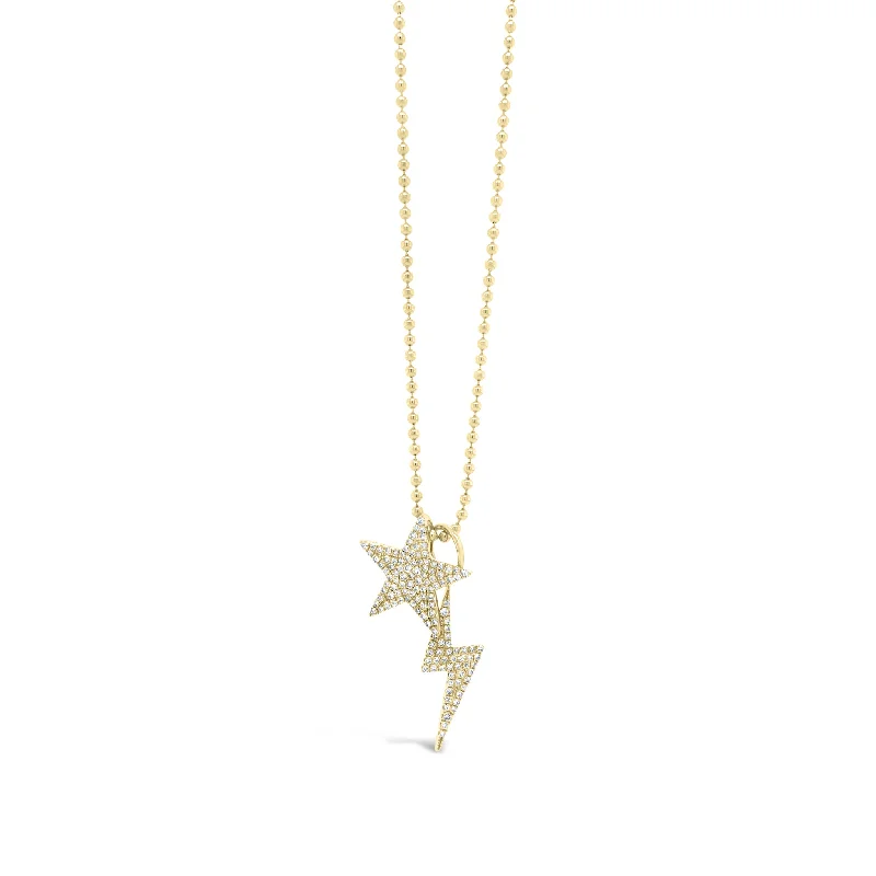 Shop Fine Jewelry With Amazing Deals Diamond Star & Lightning Bolt Pendants