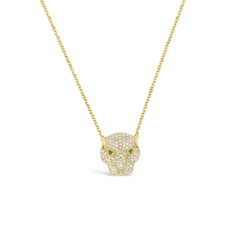 Last Chance To Shop High-End Jewelry At Markdown Prices Diamond & Emerald Tiger Pendant Necklace Last Chance To Shop High-End Jewelry At Markdown Prices Diamond & Emerald Tiger Pendant Necklace