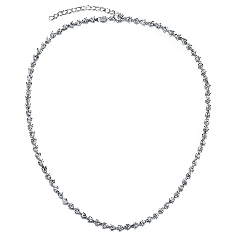 Upgrade Your Jewelry Collection For Less Cannes Heart Tennis Necklace