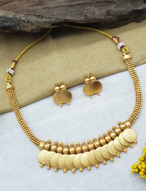 Shop Handcrafted Jewelry At Special Promotional Rates Gold Plated Cute Laxmi Coin Necklace Set 22099N Shop Handcrafted Jewelry At Special Promotional Rates Gold Plated Cute Laxmi Coin Necklace Set 22099N