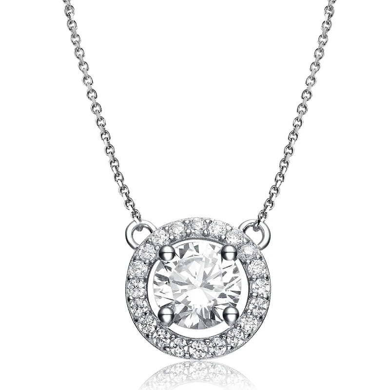 Affordable Elegance – Special Jewelry Sale Now Live Triomphe Halo Pendant Necklace