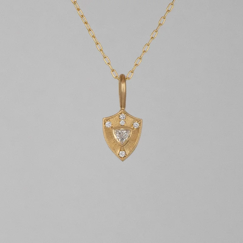 Fashion-Forward Geometric Jewelry For Contemporary Style Luxe Shield Mini
