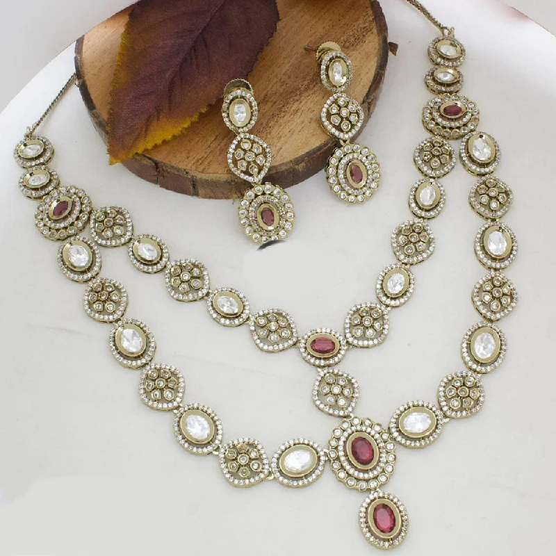 Shop Jewelry That Shines Without The High Price Manisha Jewellery Gold Plated Austrian Stone Double Layer Necklace Set Shop Jewelry That Shines Without The High Price Manisha Jewellery Gold Plated Austrian Stone Double Layer Necklace Set