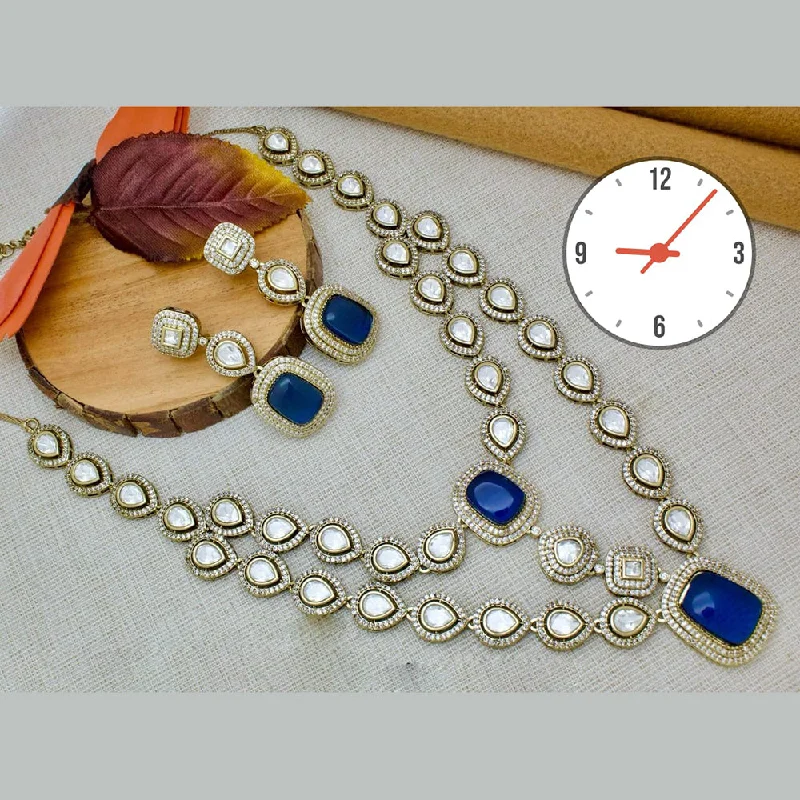 Exclusive Jewelry Sale Event – Shop Now Manisha Jewellery Gold Plated Austrian Stone Double Layer Necklace Set Exclusive Jewelry Sale Event – Shop Now Manisha Jewellery Gold Plated Austrian Stone Double Layer Necklace Set