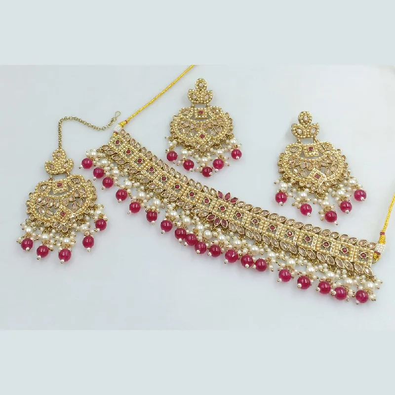 Accessorize For Less – Luxury Jewelry At Affordable Prices Manisha Jewellery Gold Plated Crystal Stone And Beads Necklace Set Accessorize For Less – Luxury Jewelry At Affordable Prices Manisha Jewellery Gold Plated Crystal Stone And Beads Necklace Set