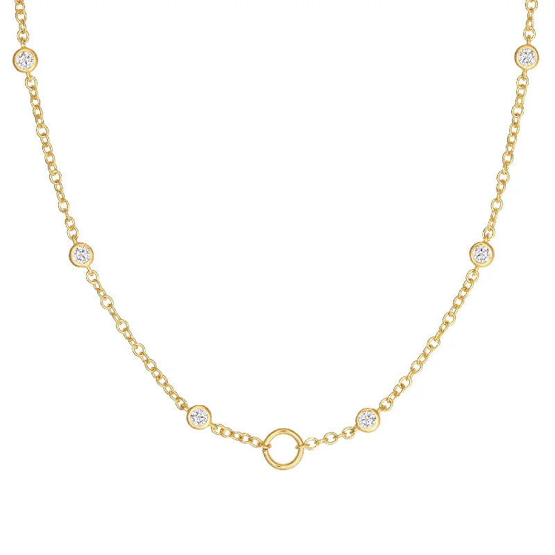 Elegant Jewelry, Affordable Luxury – Shop Now Molecule Necklace - White