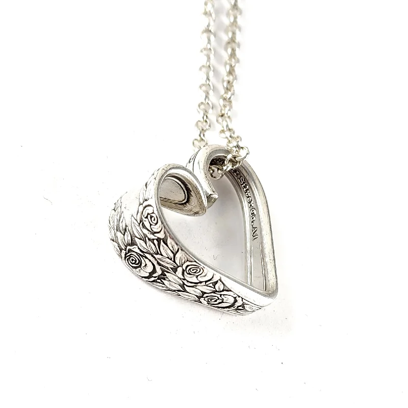 Premium Diamond Jewelry At Once-In-A-Lifetime Discounts National Rose & Leaf Floating Heart Spoon Necklace Premium Diamond Jewelry At Once-In-A-Lifetime Discounts National Rose & Leaf Floating Heart Spoon Necklace
