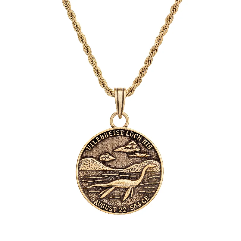 Elevate Your Outfit With Discounted Statement Jewelry Nessie Coin Necklace