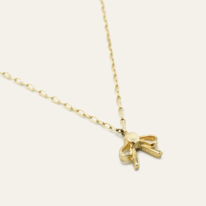 Special Deals On Handcrafted And Designer Jewelry Petit Bow Necklace