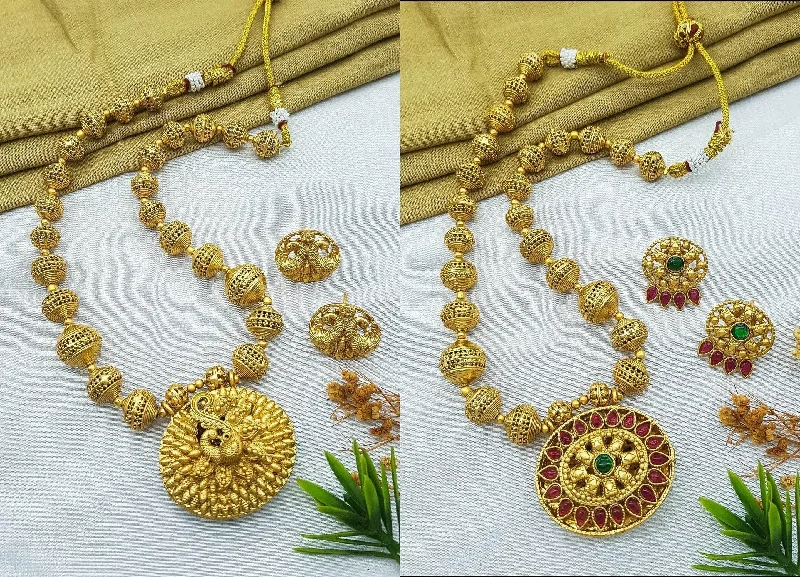 Elegant Necklaces And Bracelets At Limited-Time Offers Reversible Pendant Set with AD Stones Elegant Necklaces And Bracelets At Limited-Time Offers Reversible Pendant Set with AD Stones