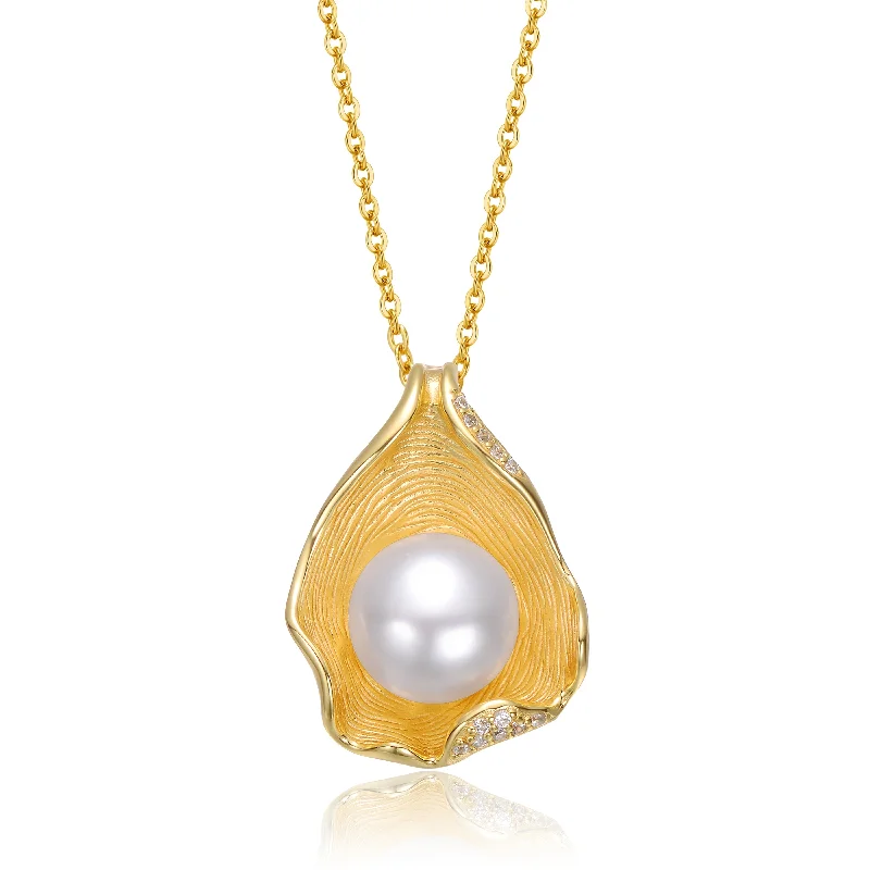 Final Call For Exquisite Jewelry At Reduced Rates Delphine Pearl Mollusk Pendant Necklace Final Call For Exquisite Jewelry At Reduced Rates Delphine Pearl Mollusk Pendant Necklace