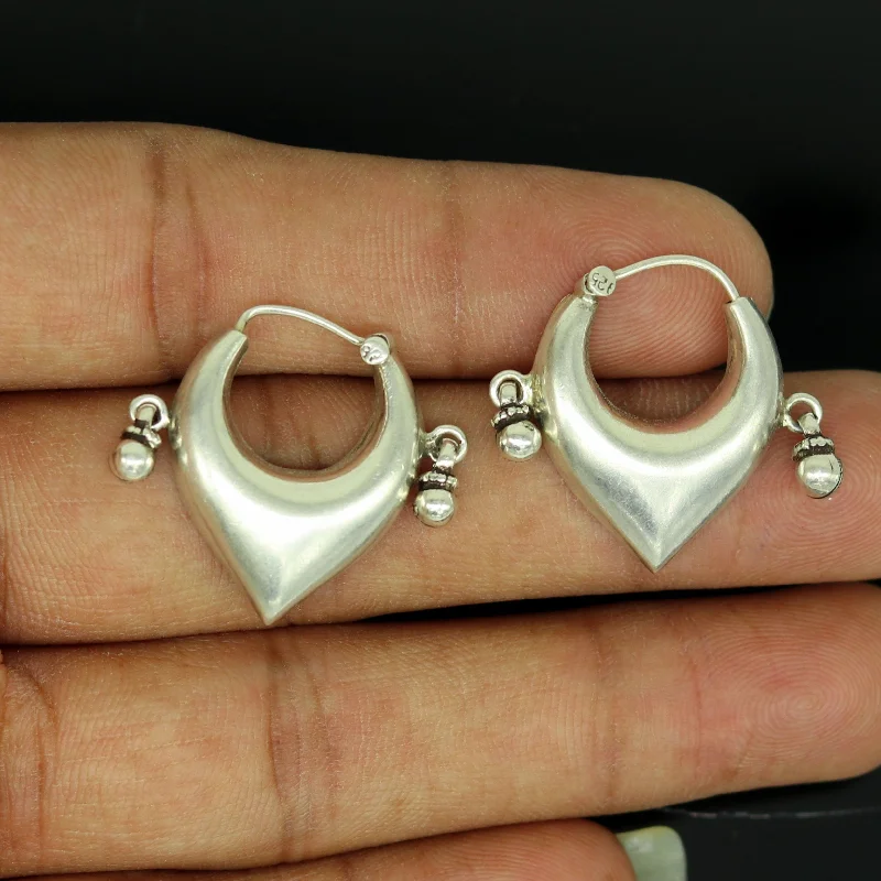 Jewelry Deals That Sparkle – Shop Today 925 sterling silver handmade fabulous hoops earring with gorgeous hanging drops, customized heart shape design earring bridal jewelry s872 Jewelry Deals That Sparkle – Shop Today 925 sterling silver handmade fabulous hoops earring with gorgeous hanging drops, customized heart shape design earring bridal jewelry s872