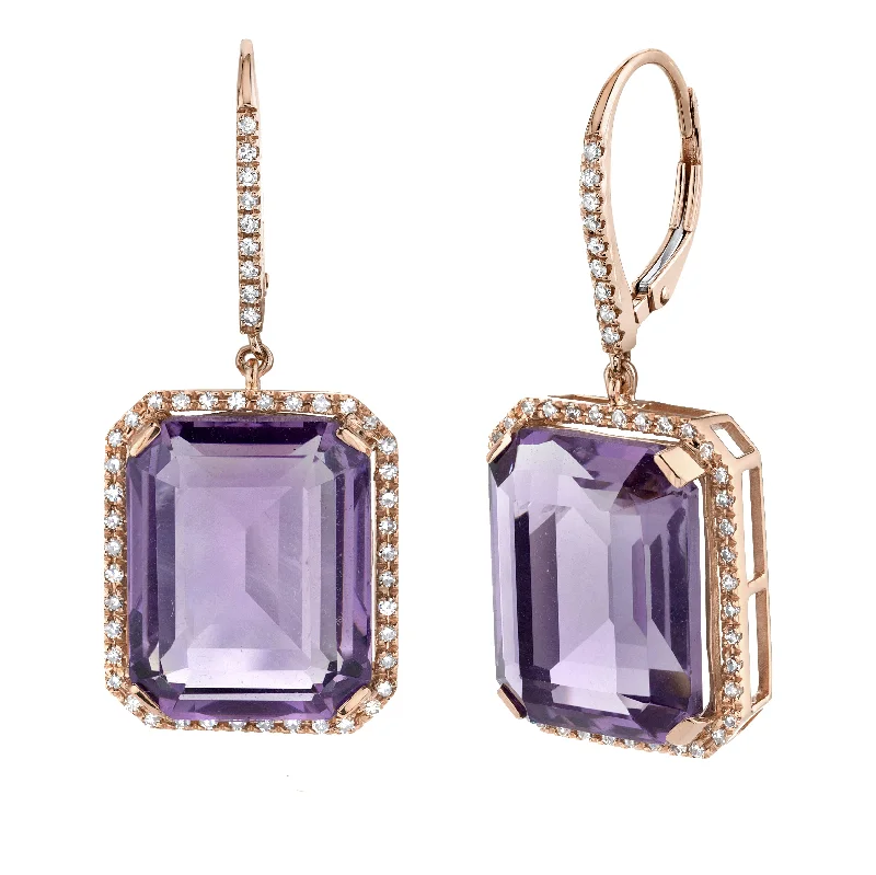Buy More, Save More On Stunning Jewelry Pieces AMETHYST PORTRAIT EARRINGS