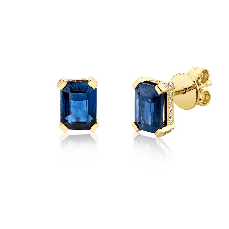 Yellow Gold/Blue Sapphire