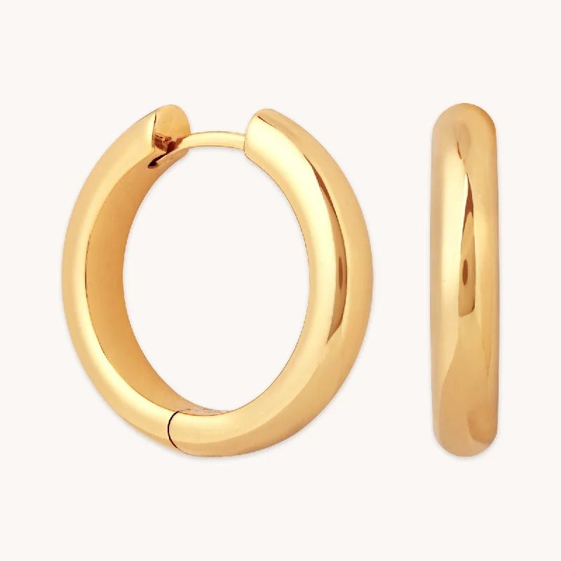 Affordable Glamour – Premium Jewelry For Less Bold Large Hoops in Gold