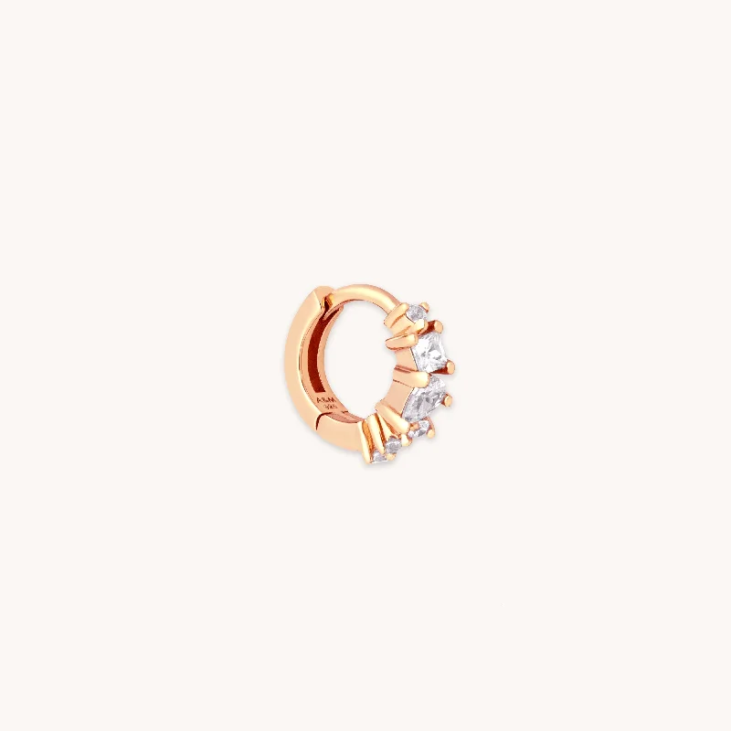 Don't Miss Out On Bestselling Jewelry At Special Prices Celestial Crystal 6.5mm Hoop in Rose Gold Don't Miss Out On Bestselling Jewelry At Special Prices Celestial Crystal 6.5mm Hoop in Rose Gold
