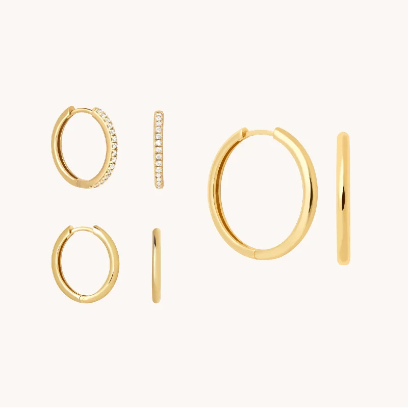 Accessorize For Less – Luxury Jewelry At Affordable Prices Essential Shimmer Hoop Gift Set in Gold Accessorize For Less – Luxury Jewelry At Affordable Prices Essential Shimmer Hoop Gift Set in Gold