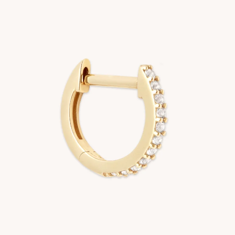 Affordable Elegance – Special Jewelry Sale Now Live Gem Piercing Hoop in Solid Gold Affordable Elegance – Special Jewelry Sale Now Live Gem Piercing Hoop in Solid Gold