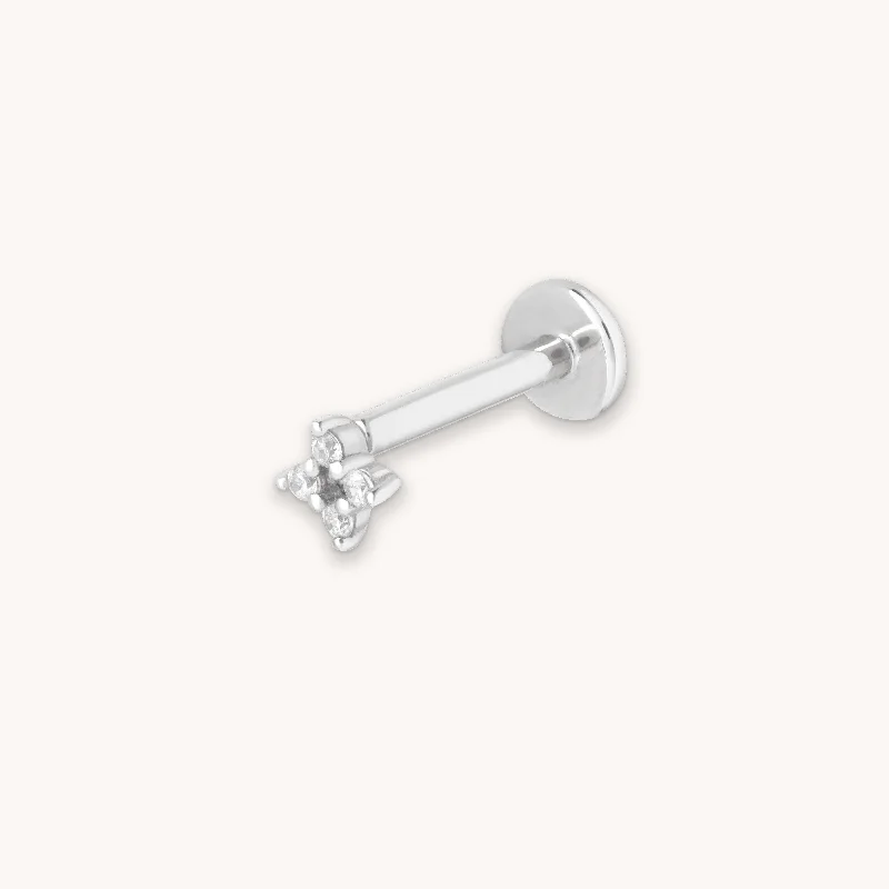 Your Dream Jewelry At Dream Prices – Shop Now Cosmic Star Crystal Piercing Stud in Solid White Gold Your Dream Jewelry At Dream Prices – Shop Now Cosmic Star Crystal Piercing Stud in Solid White Gold
