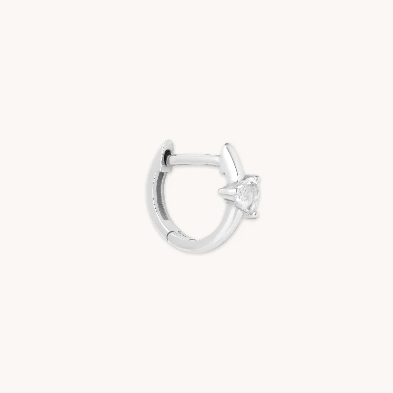 Sparkle For Less – Shop Our Limited-Time Jewelry Deals Heart Gem Piercing Hoop in Solid White Gold Sparkle For Less – Shop Our Limited-Time Jewelry Deals Heart Gem Piercing Hoop in Solid White Gold
