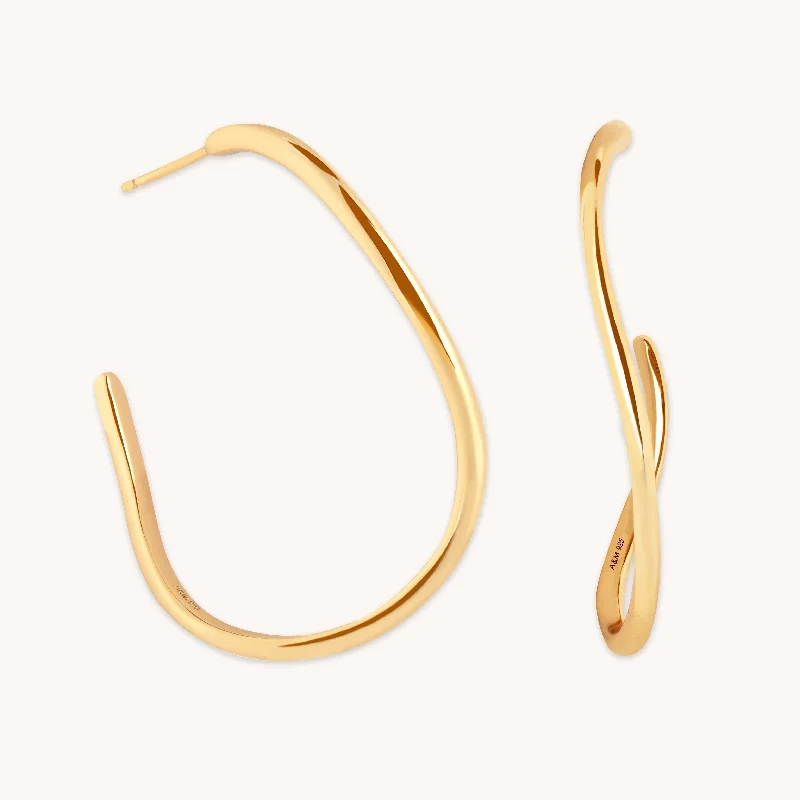 Exclusive Jewelry Sale – Shine For Less Infinite Hoops in Gold