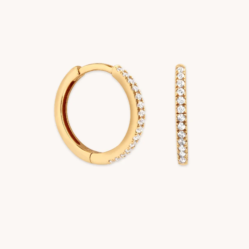 Seasonal Jewelry Deals – Elevate Your Style Jewelled Crystal Hoops in Gold