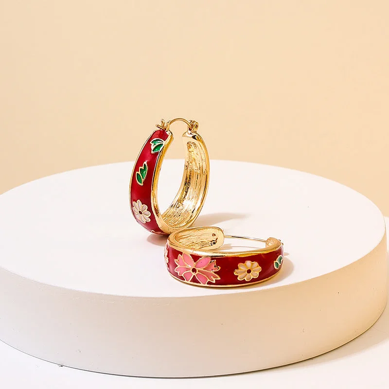 Affordable Gold-Plated Jewelry For Modern Fashion Just lil things hoop earrings