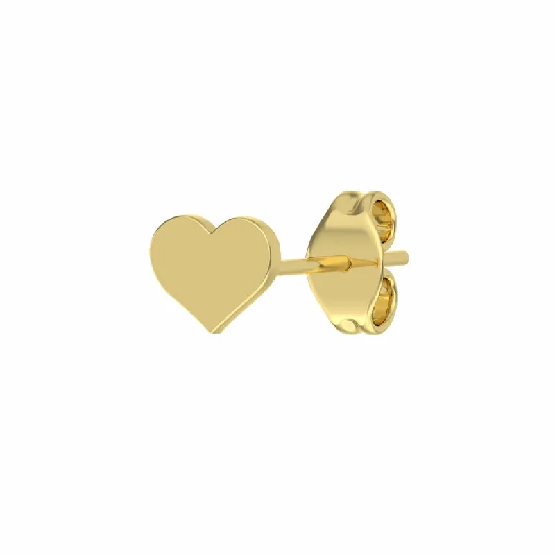 Romantic Heart-Shaped Jewelry For Special Gifts Mister Micro Heart Stud Earring
