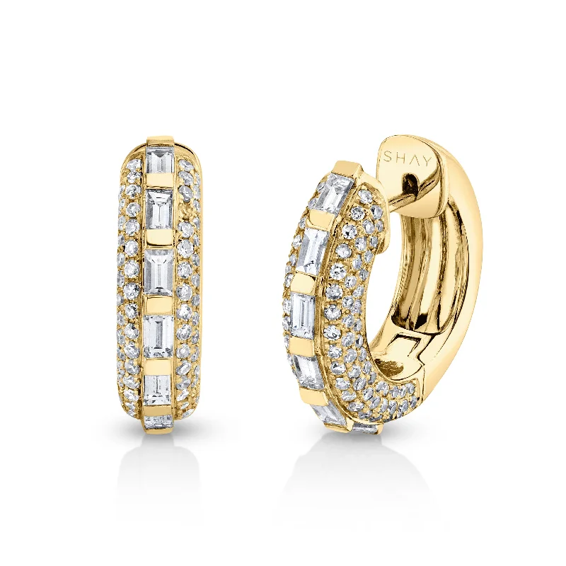 Special Sale On Handcrafted Jewelry – Shop Today MIXED DIAMOND BUOY HUGGIES