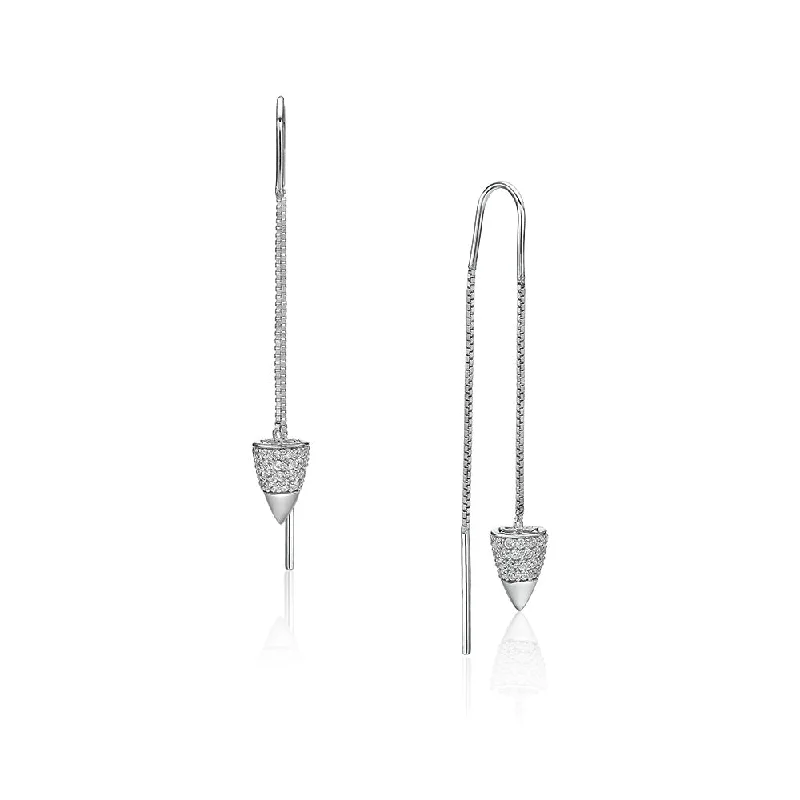 Special Deals On Handcrafted And Designer Jewelry Round Brilliant drop earrings in sterling silver Special Deals On Handcrafted And Designer Jewelry Round Brilliant drop earrings in sterling silver