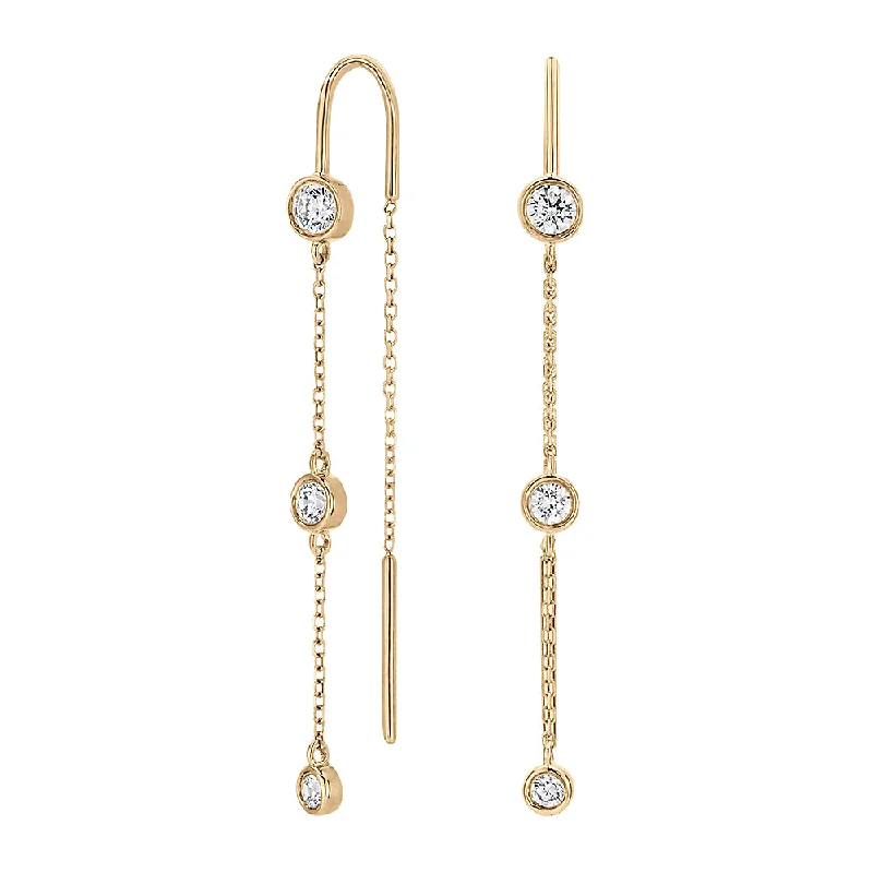 Holiday Jewelry Sale – Perfect Gifts At Great Prices Round Brilliant drop earrings with 0.4 carats* of diamond simulants in 10 carat yellow gold Holiday Jewelry Sale – Perfect Gifts At Great Prices Round Brilliant drop earrings with 0.4 carats* of diamond simulants in 10 carat yellow gold