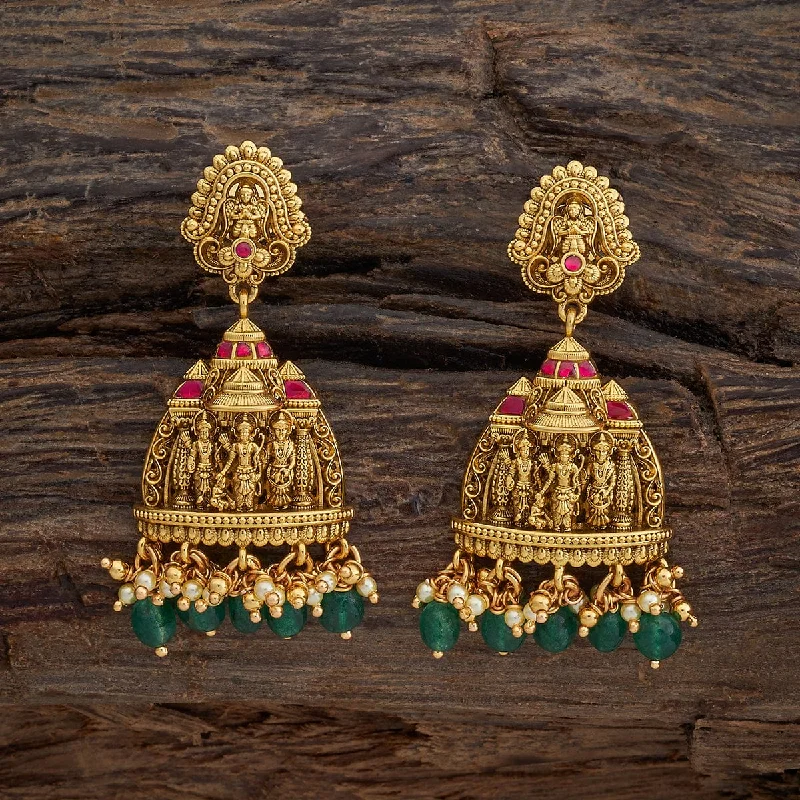 Buy More, Save More On Stunning Jewelry Designs Silver Temple Earring 177121