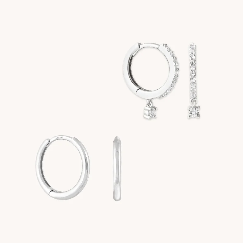 Bohemian-Inspired Jewelry For Free-Spirited Fashion Topaz Charm Gift Set in Solid White Gold Bohemian-Inspired Jewelry For Free-Spirited Fashion Topaz Charm Gift Set in Solid White Gold