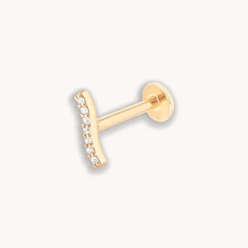 The Biggest Jewelry Sale Of The Year Is Here Topaz Wave Piercing Stud 6mm in Solid Gold The Biggest Jewelry Sale Of The Year Is Here Topaz Wave Piercing Stud 6mm in Solid Gold