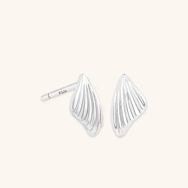 Luxury Jewelry Sale – Elegant Styles At Unbeatable Prices Wing Statement Studs in Silver