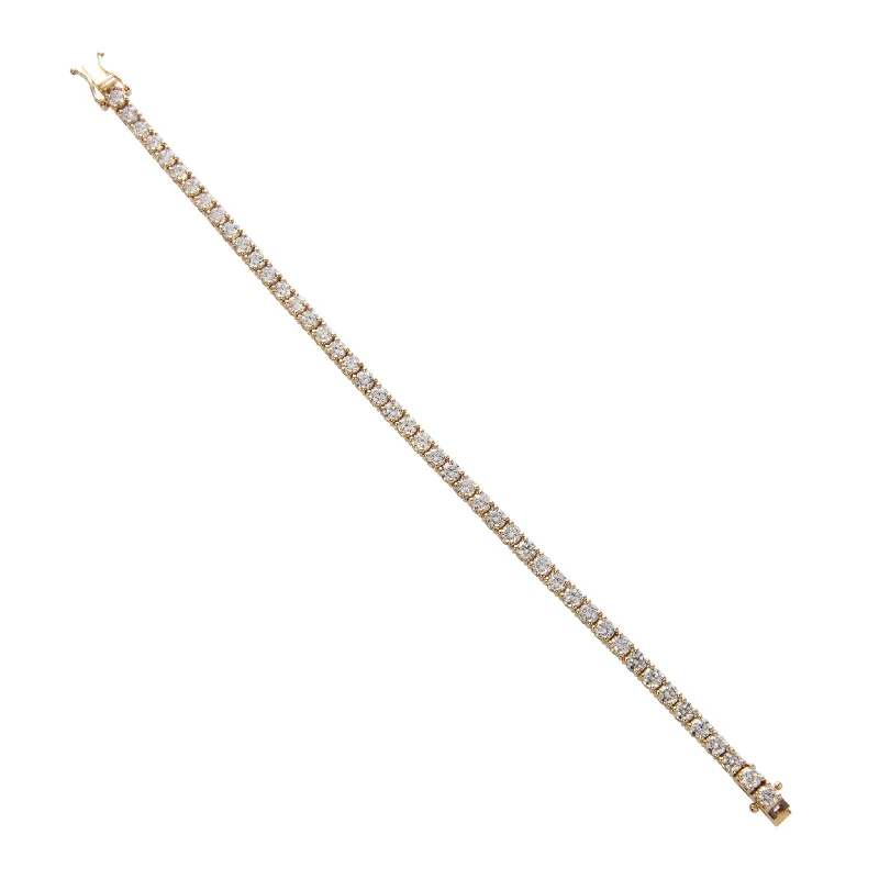 Big Discounts On Elegant Jewelry Collections 7ct Diamond 14K Yellow Gold Tennis Bracelet Big Discounts On Elegant Jewelry Collections 7ct Diamond 14K Yellow Gold Tennis Bracelet