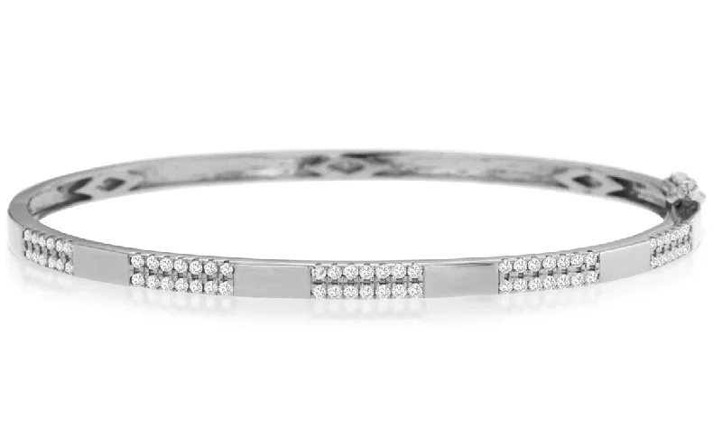 Get The Best Deals On Timeless Jewelry Pieces Bremer Jewelry Bangle Diamond Bracelet in 14K White Gold (0.55ctw) Get The Best Deals On Timeless Jewelry Pieces Bremer Jewelry Bangle Diamond Bracelet in 14K White Gold (0.55ctw)