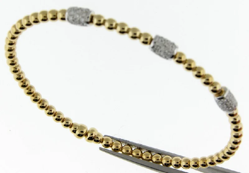 Adjustable Charm Bracelets For A Perfect Fit Bremer Jewelry Bangle Diamond Bracelet in 18K Yellow Gold (0.40ctw) Adjustable Charm Bracelets For A Perfect Fit Bremer Jewelry Bangle Diamond Bracelet in 18K Yellow Gold (0.40ctw)