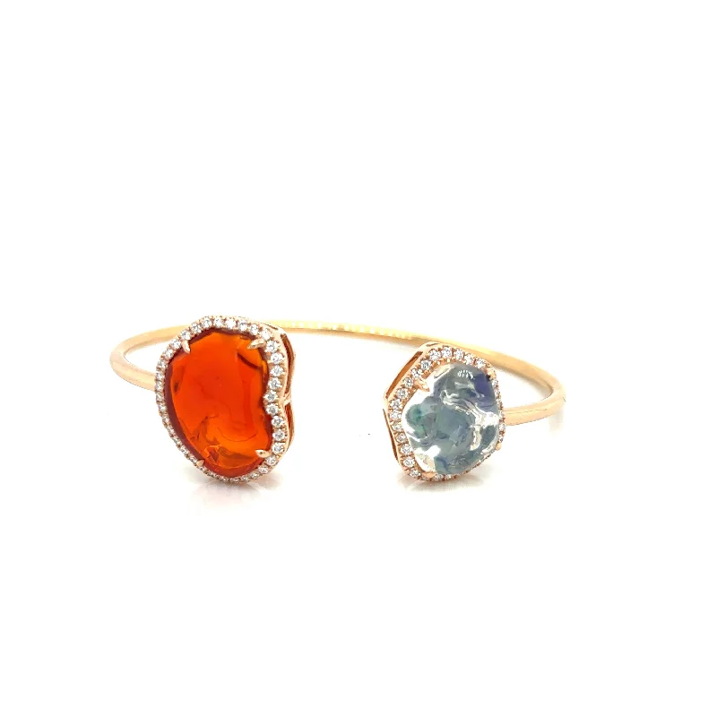 Shine In Style – Shop Jewelry Discounts Today Bremer Jewelry Bangle Opal Gemstone Bracelet in 18K Rose Gold (13.11ctw) Shine In Style – Shop Jewelry Discounts Today Bremer Jewelry Bangle Opal Gemstone Bracelet in 18K Rose Gold (13.11ctw)
