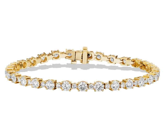 Unmissable Jewelry Clearance – Final Reductions Bremer Jewelry Diamond Tennis Bracelet in 18K Yellow Gold (7.11ctw) Unmissable Jewelry Clearance – Final Reductions Bremer Jewelry Diamond Tennis Bracelet in 18K Yellow Gold (7.11ctw)