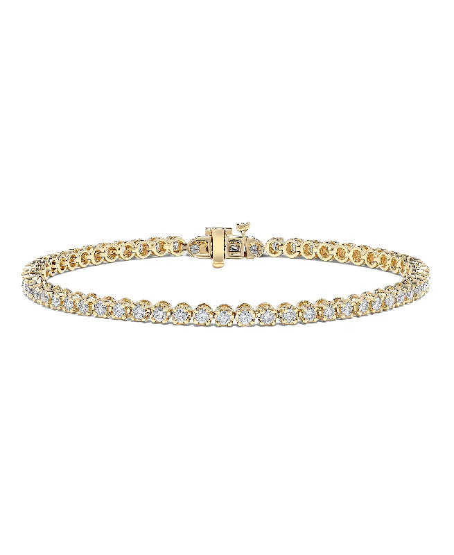 Buy More, Save More On Stunning Jewelry Pieces Bremer Jewelry Tennis Diamond Bracelet in 14K Yellow Gold (3.00ctw) Buy More, Save More On Stunning Jewelry Pieces Bremer Jewelry Tennis Diamond Bracelet in 14K Yellow Gold (3.00ctw)