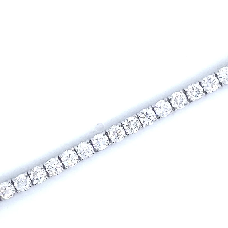 Customized Silver Jewelry For Unique Style Bremer Jewelry Tennis Diamond Bracelet in 18K White Gold (10.56ctw) Customized Silver Jewelry For Unique Style Bremer Jewelry Tennis Diamond Bracelet in 18K White Gold (10.56ctw)