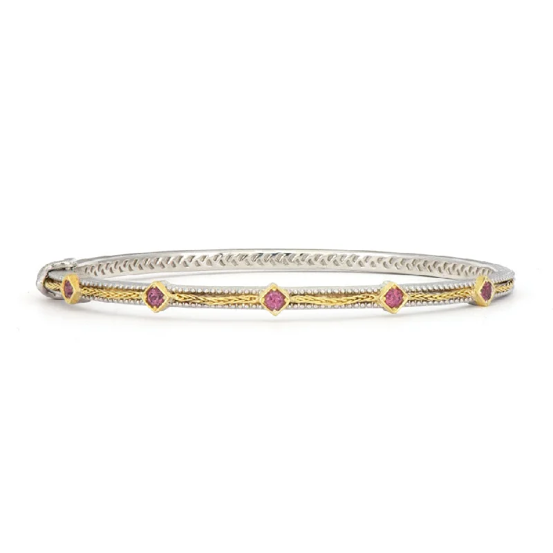 The Biggest Jewelry Sale Of The Year Is Here Jude Frances Mixed Metal Woven Rope Rhodolite Kite Bangle The Biggest Jewelry Sale Of The Year Is Here Jude Frances Mixed Metal Woven Rope Rhodolite Kite Bangle