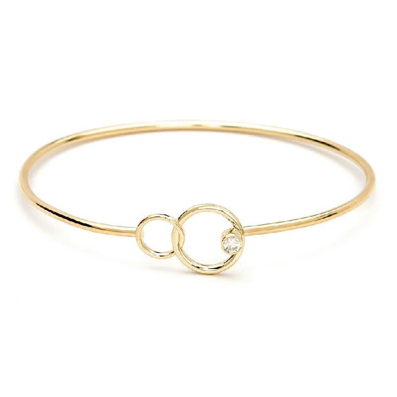 Jewelry Sale – Exclusive Styles At Lower Prices You + Me Bangle Diamond Bracelet in 14K Yellow Gold (.20ctw) Jewelry Sale – Exclusive Styles At Lower Prices You + Me Bangle Diamond Bracelet in 14K Yellow Gold (.20ctw)