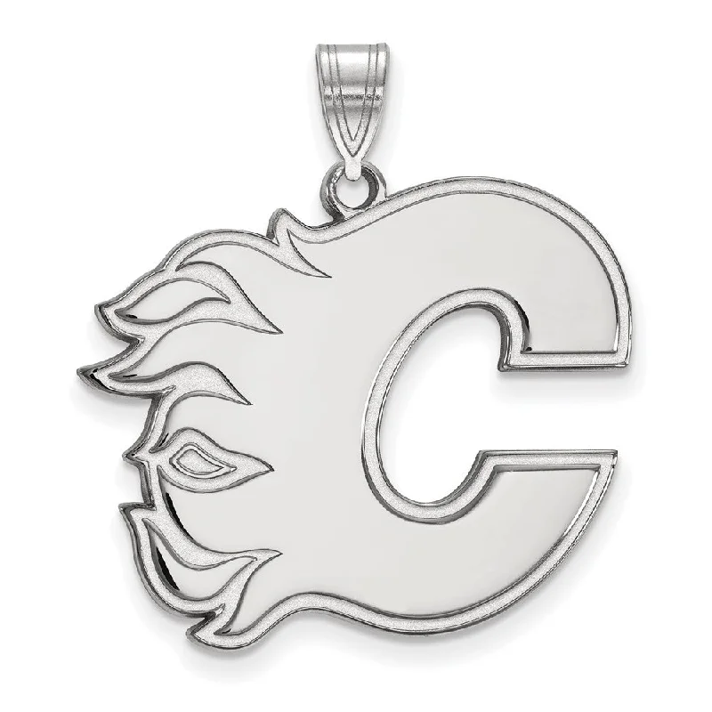 Special Sale On Handcrafted Jewelry – Shop Today 10k White Gold NHL Calgary Flames XL Pendant Special Sale On Handcrafted Jewelry – Shop Today 10k White Gold NHL Calgary Flames XL Pendant