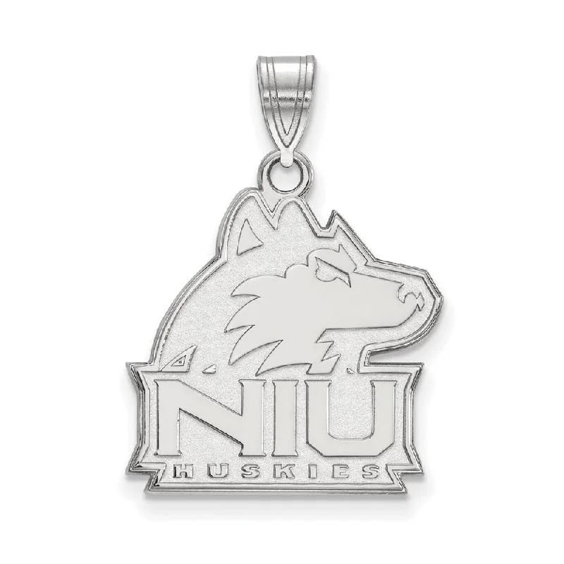 High-End Jewelry, Now More Affordable Than Ever 10k White Gold Northern Illinois U. Large Mascot Logo Pendant High-End Jewelry, Now More Affordable Than Ever 10k White Gold Northern Illinois U. Large Mascot Logo Pendant