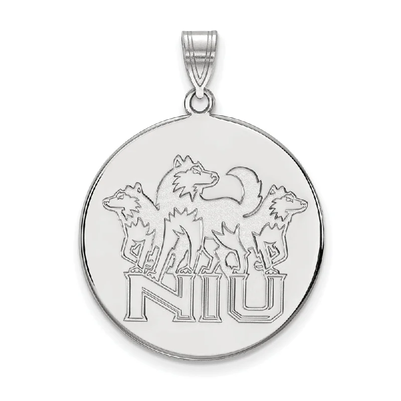 Buy More, Save More – Special Jewelry Discounts 10k White Gold Northern Illinois U. XL Disc Pendant Buy More, Save More – Special Jewelry Discounts 10k White Gold Northern Illinois U. XL Disc Pendant