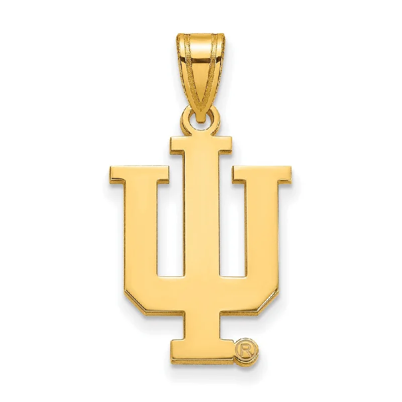 Gorgeous Jewelry, Limited-Time Savings 10k Yellow Gold Indiana U Large 'IU' Pendant Gorgeous Jewelry, Limited-Time Savings 10k Yellow Gold Indiana U Large 'IU' Pendant